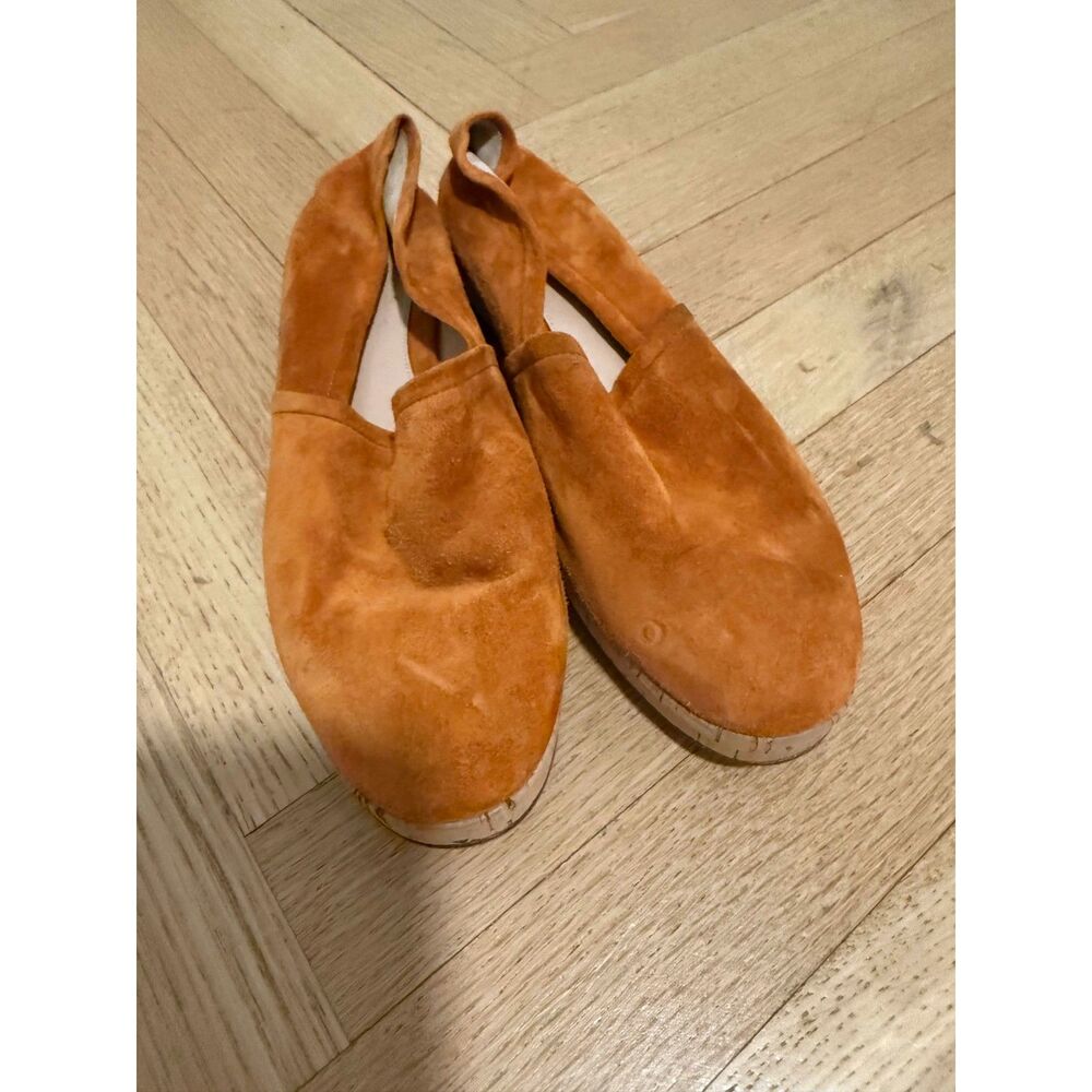 GIANVITO ROSSI - Orange Suede Espadrilles - sz 8